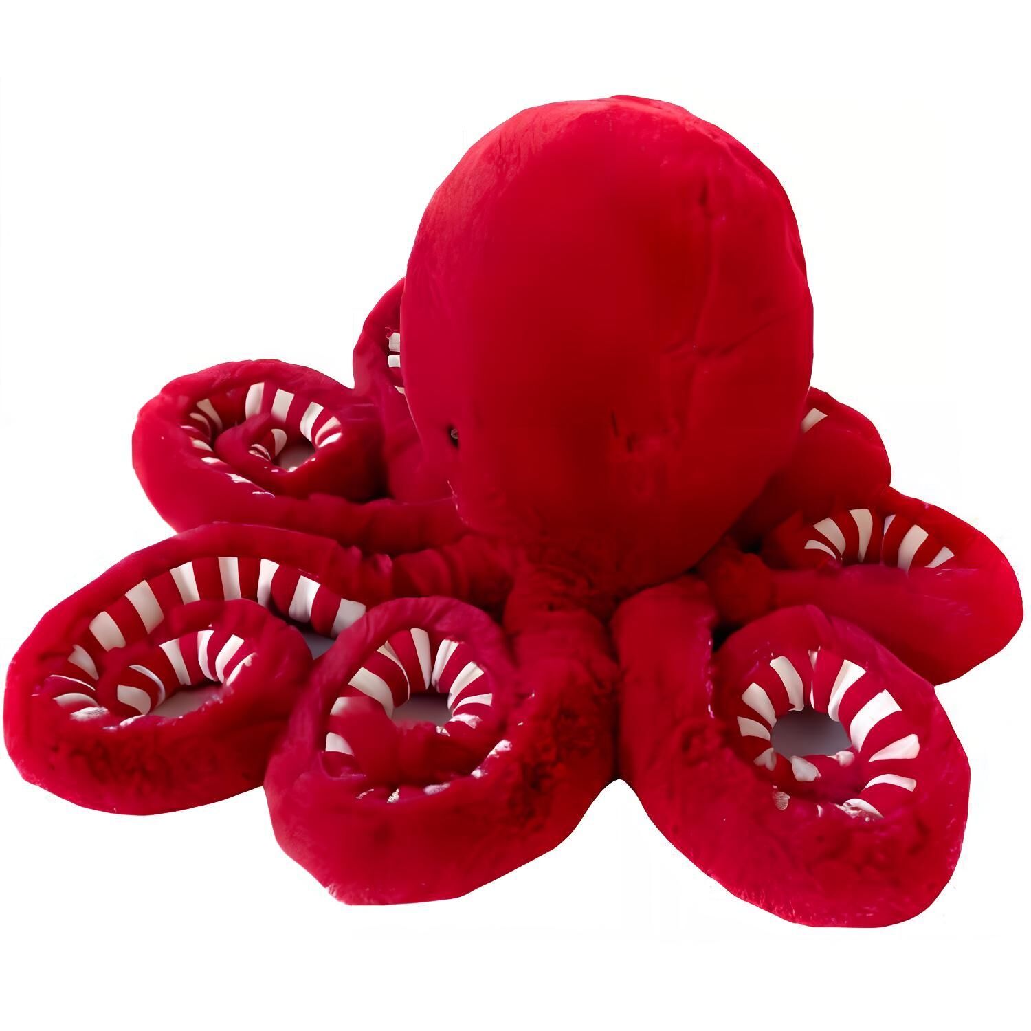 【代購】JELLYCAT Ocean Series Red Squid Dolls Plush Doll 27cm/47cm Height In Sitting Posture Jellycat-2408-0019