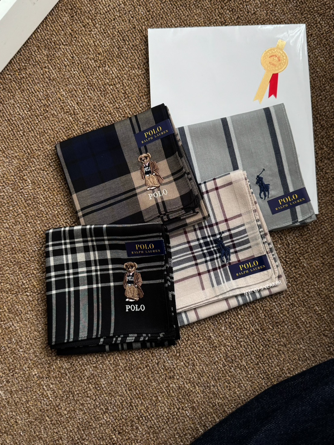 <快速出貨> Polo Ralph Lauren 手帕 方巾 絲巾 5款