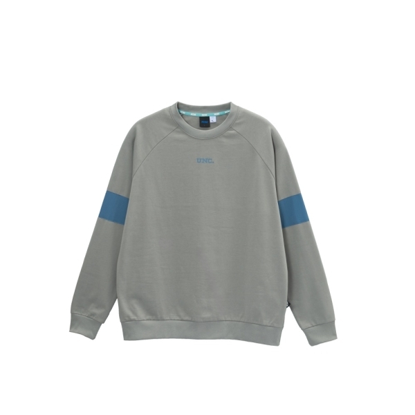 NCAA 大學T 灰湖藍 圓領 拼接 長袖 中性 7455100511