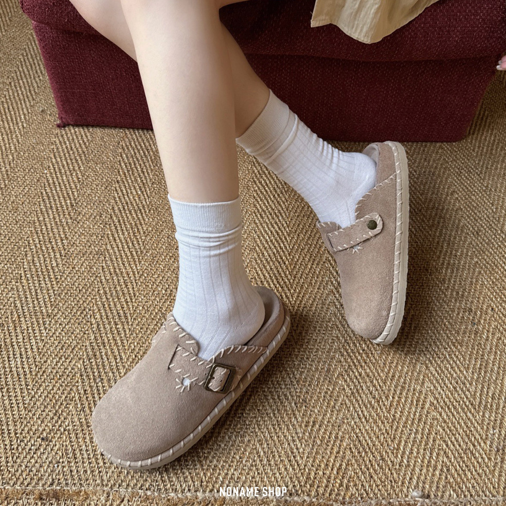 COOL CHAP 西班牙 撞色 縫線 勃肯鞋 懶人鞋 四色 (男/女同款)