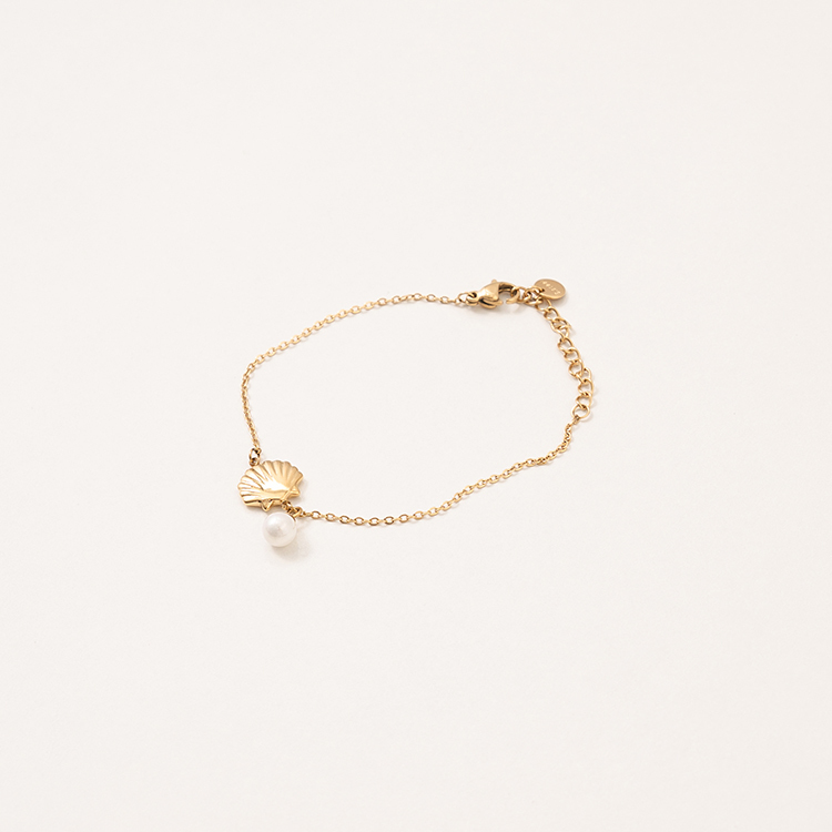 miramira自然｜海與珍珠貝殼手環/鍊C0584-金91916