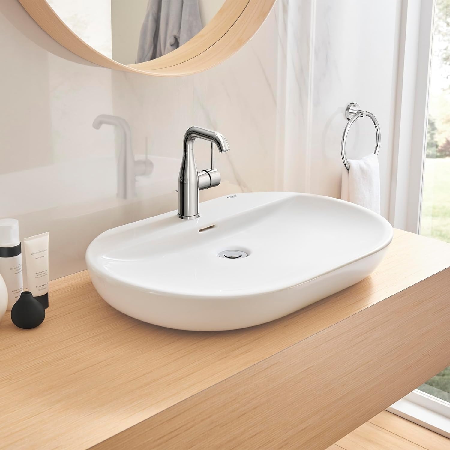 GROHE｜Essence 單槍面盆龍頭（鉻色）23462001 24173001