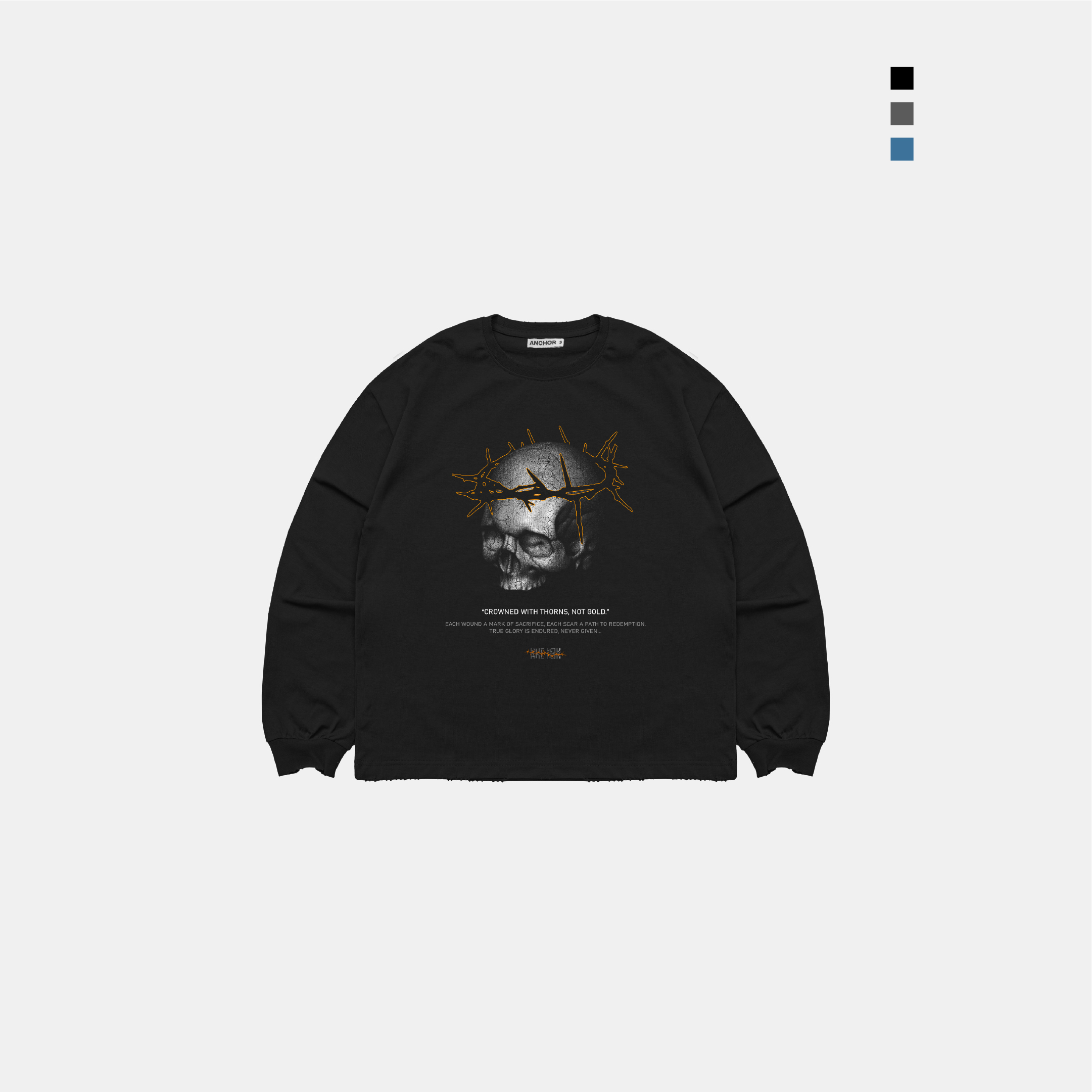 ACR A-47 荊棘王冠 精神 象徵 意志 薄長袖