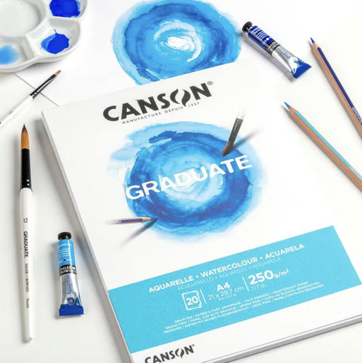 康頌 CANSON | Graduate系列 水彩本