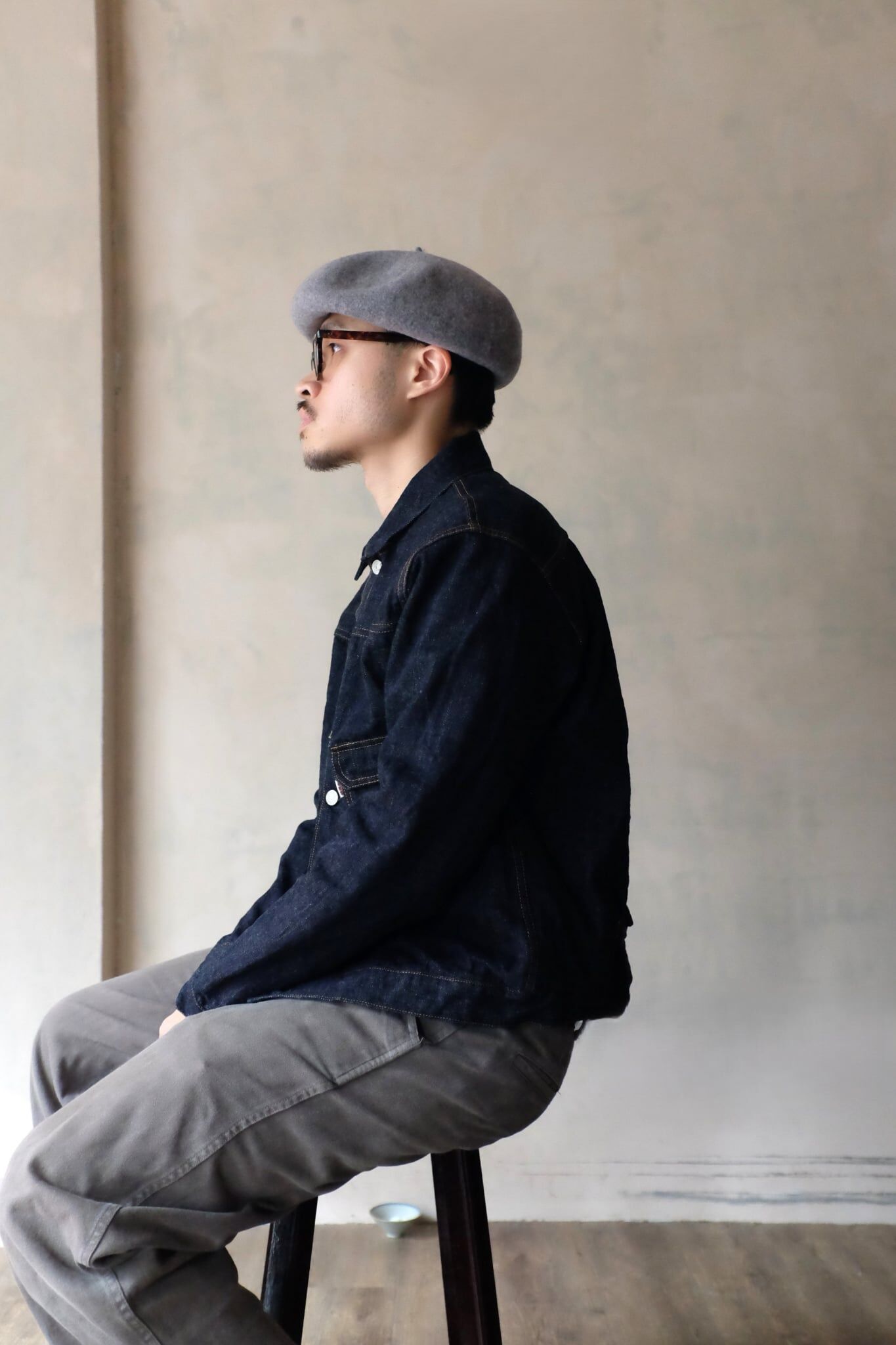 Wool  beret 貝蕾帽 / beige