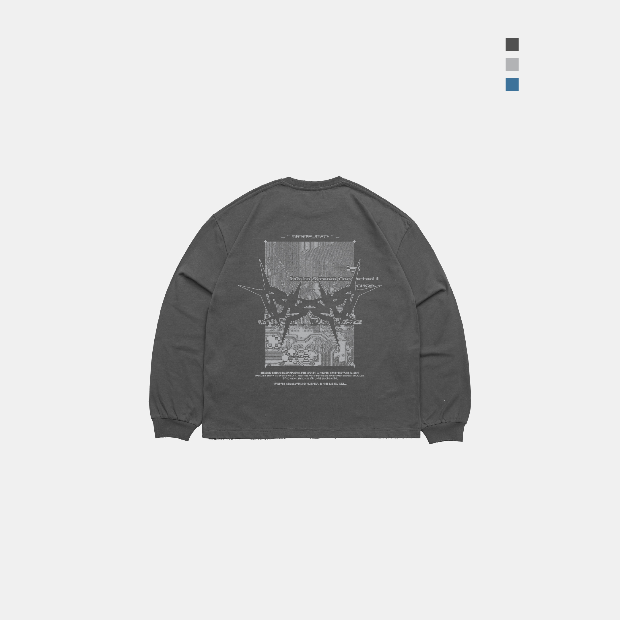 ACR A-49 數據原型 樣本 草圖 矩陣 薄長袖