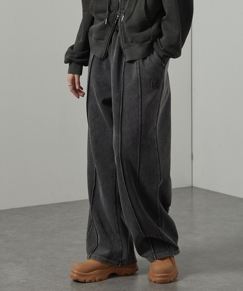 <🇯🇵Needles平替款🔥>日本 Alfred Alex 水洗 車線 做舊 復古 刺繡 長褲 棉褲 四色