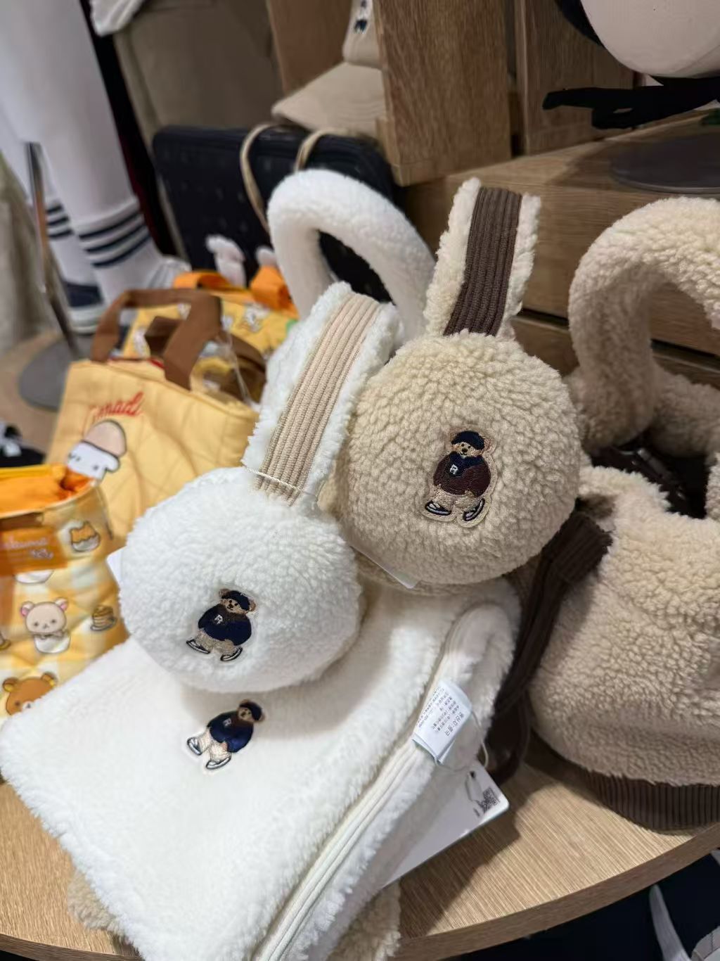 韓國代購 SPAO 羊羔毛耳罩