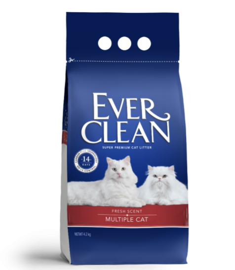 Ever Clean 藍鑽 -多貓抑氨貓砂 (微香) 4.2KG  *紅標* [袋裝]