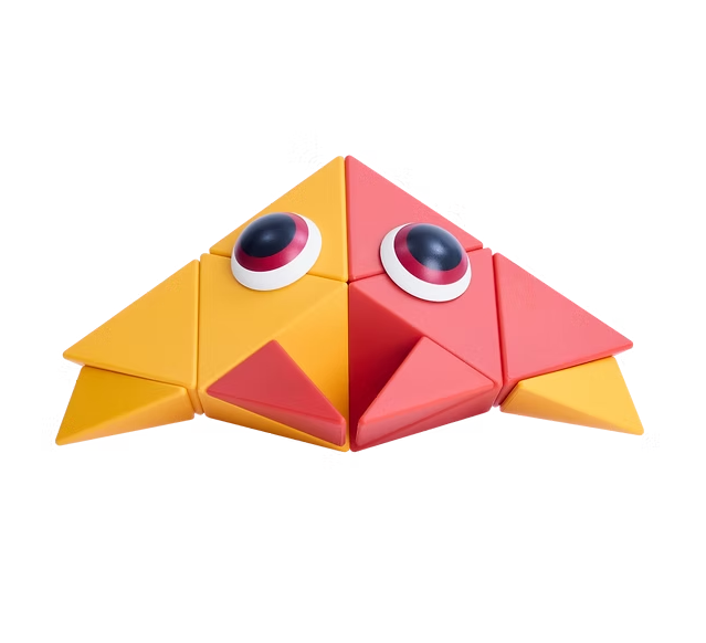 Trido 磁力積木 初階組 12PCS -  緋雲綺影(Sunrise)