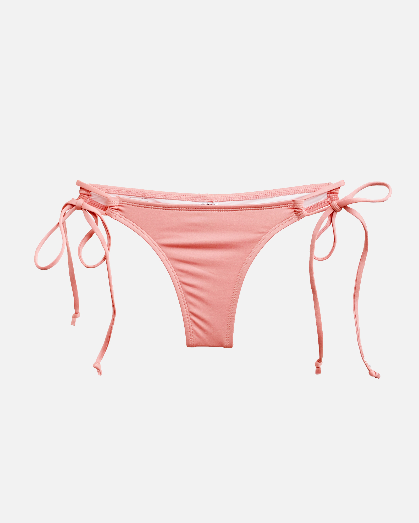 【蜜桃粉】​DET 大挖臀綁帶泳褲​​