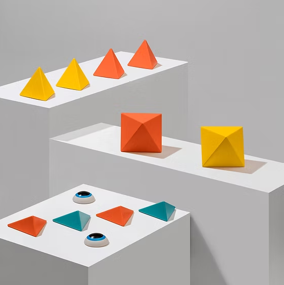 Trido 磁力積木 初階組 12PCS - 璀璨光陰(Honey)