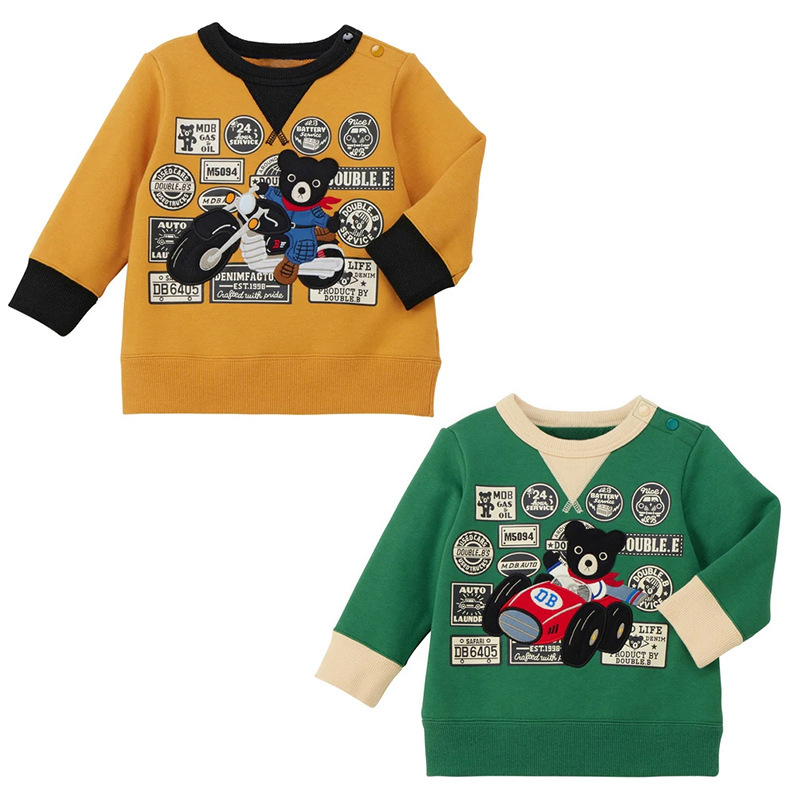 𝐌𝐢𝐤𝐢 𝐇𝐨𝐮𝐬𝐞 黑熊機車刺繡徽章衛衣