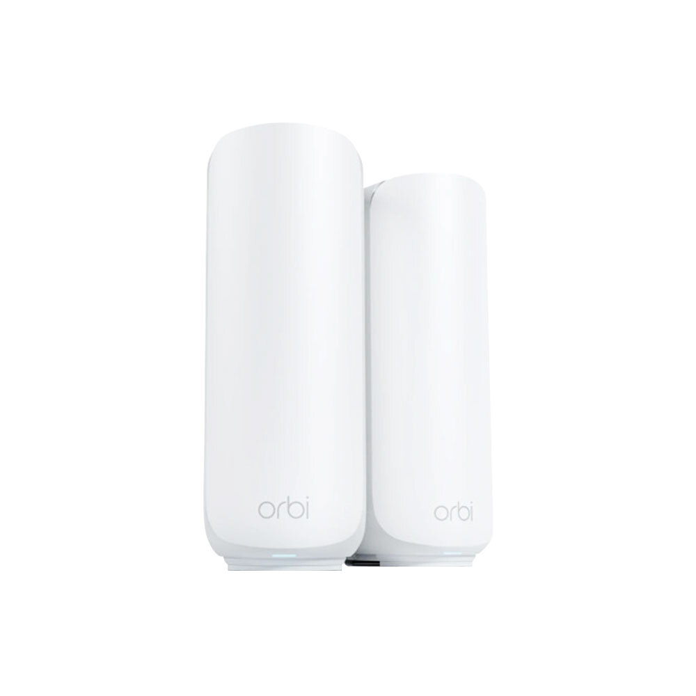限時特價 $ 7,900 NETGEAR Orbi RBE372 BE5000 雙頻 WiFi 7 Mesh 延伸系統 路由器+1衛星  (星盾白)