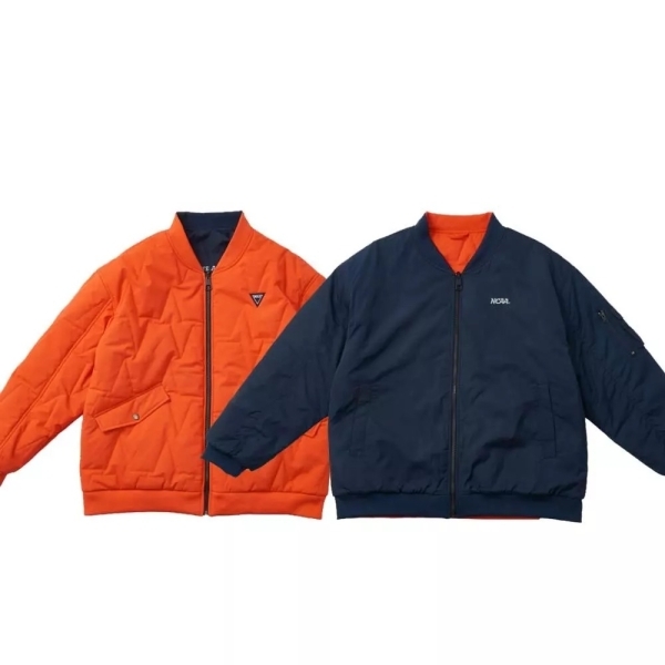 NCAA 外套 深藍 橘 雙面 飛行外套 中性 7455144080