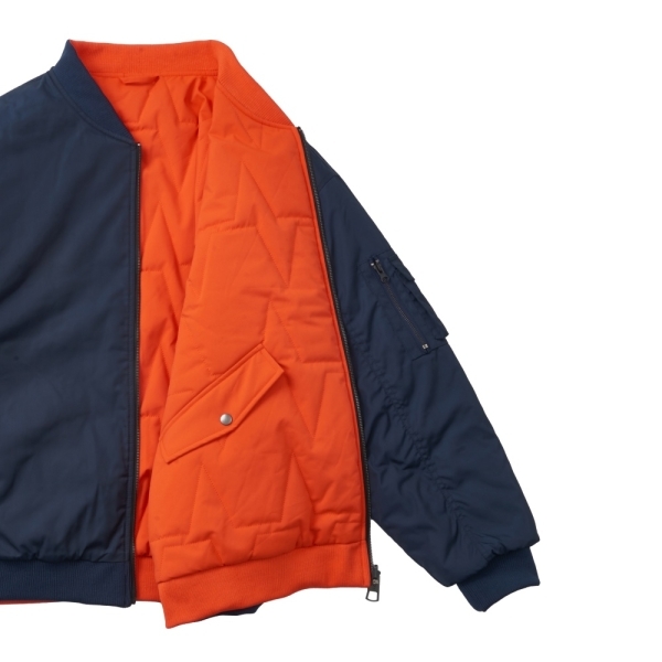 NCAA 外套 深藍 橘 雙面 飛行外套 中性 7455144080