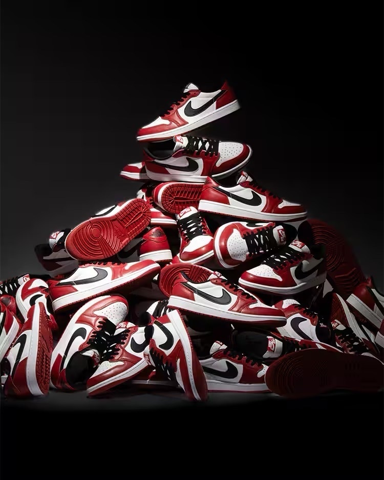 <連線代購商品> Nike Air Jordan 1 Low 2025芝加哥 經典紅黑白HQ6998-600