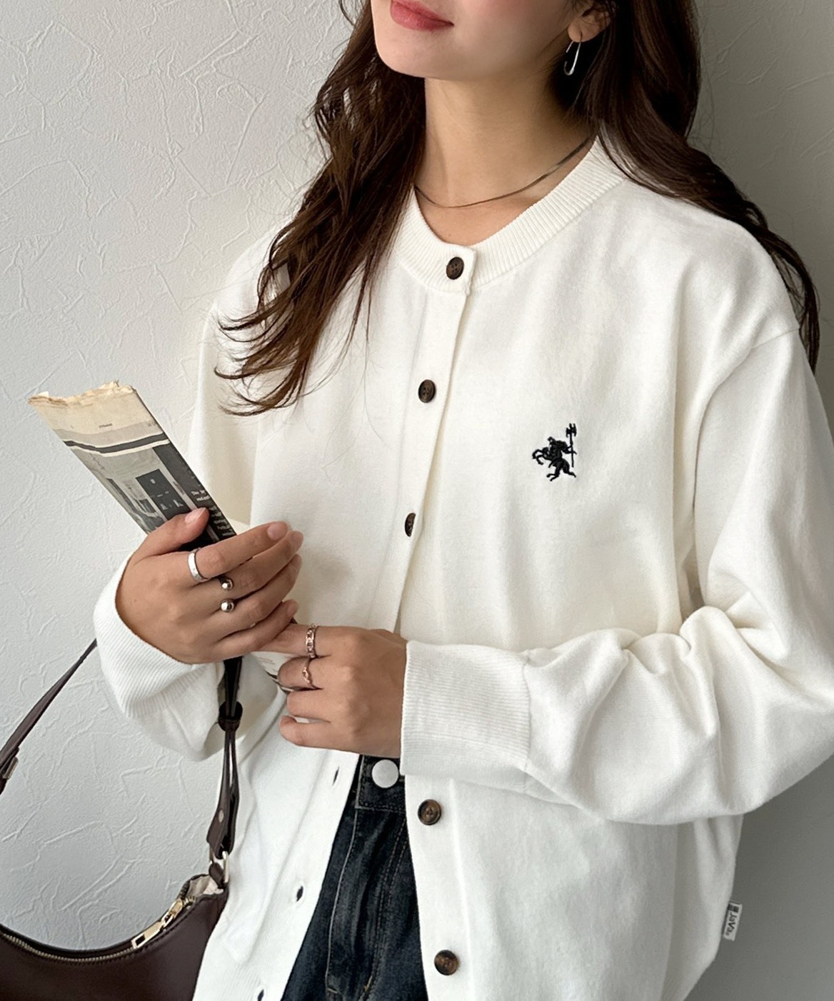 <超扯2.5折下殺>日本Classicalelf JAVA 寬鬆 排扣 刺繡 開襟衫 罩衫 5色