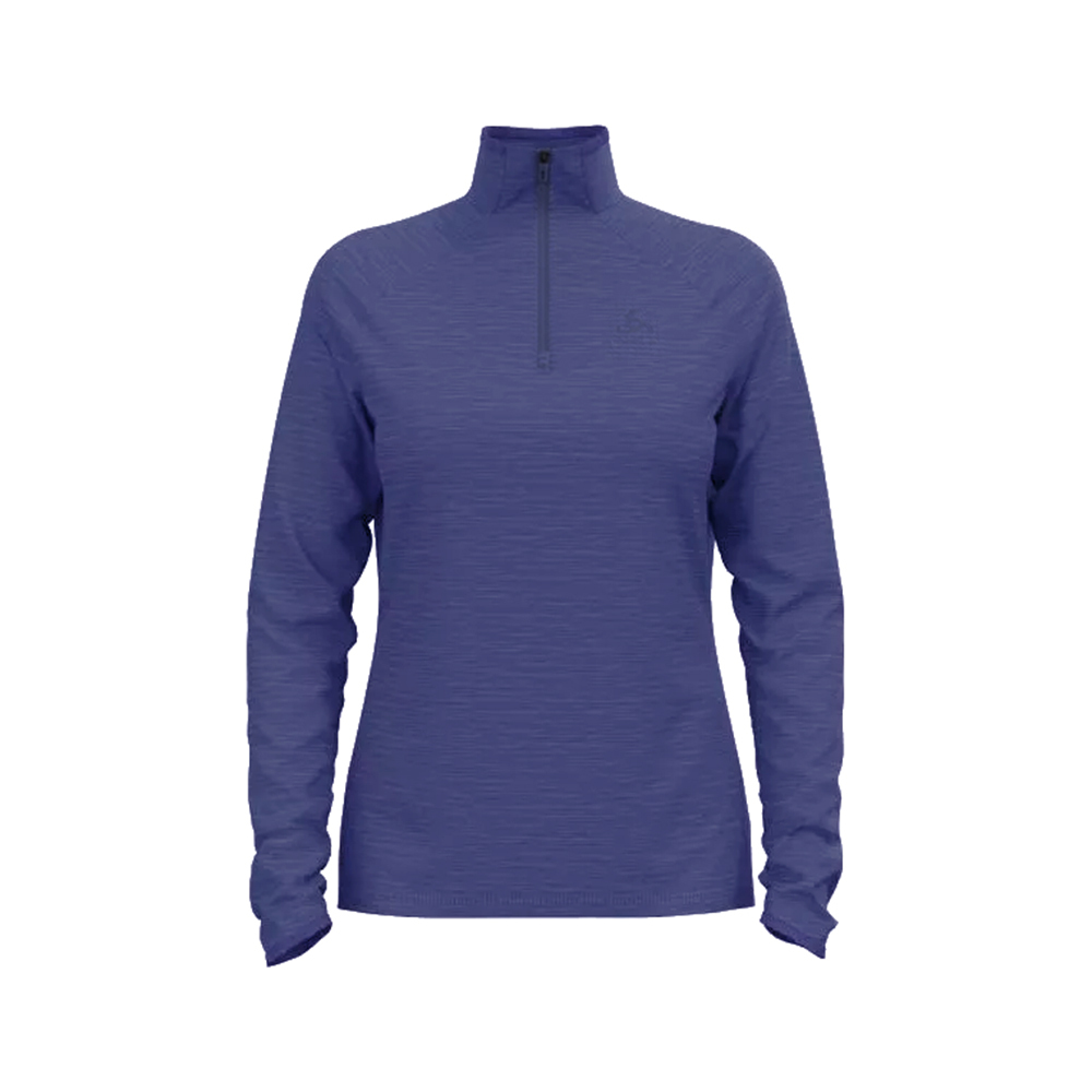 ODLO 瑞士 格紋刷毛半開拉鍊衫 女款 (2色) 01OD316011