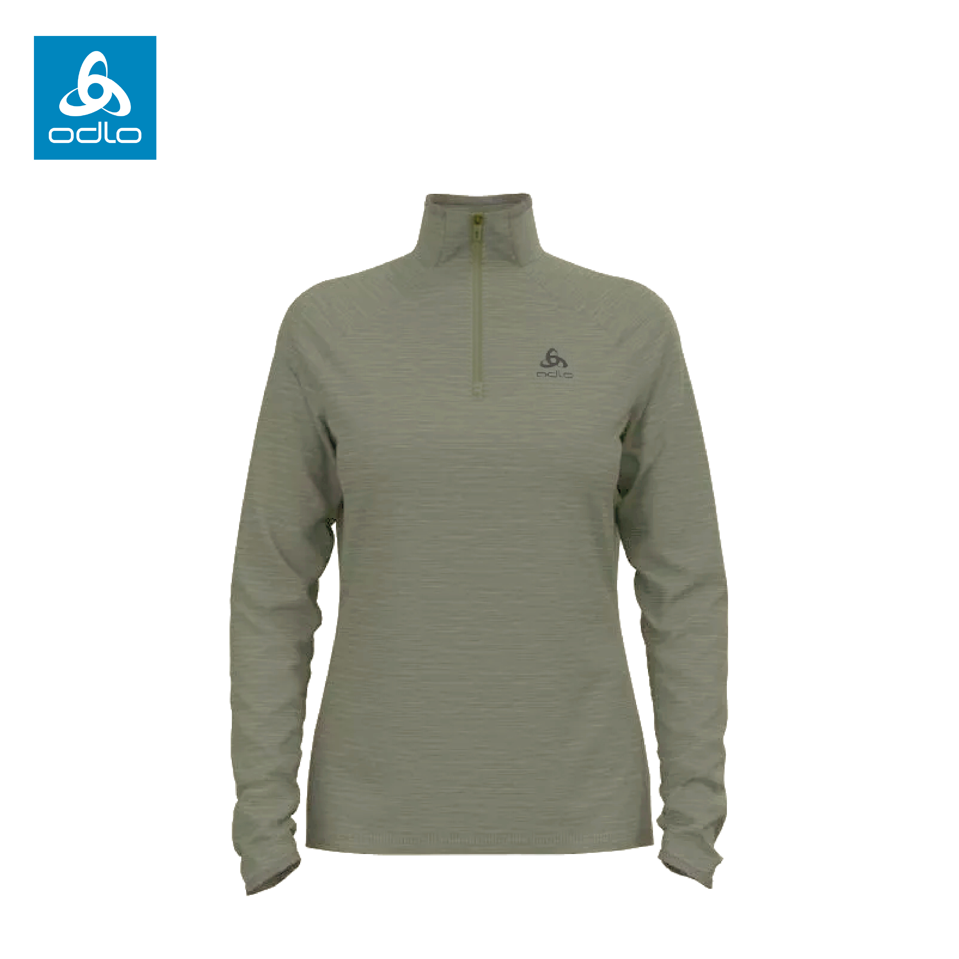 ODLO 瑞士 格紋刷毛半開拉鍊衫 女款 (2色) 01OD316011