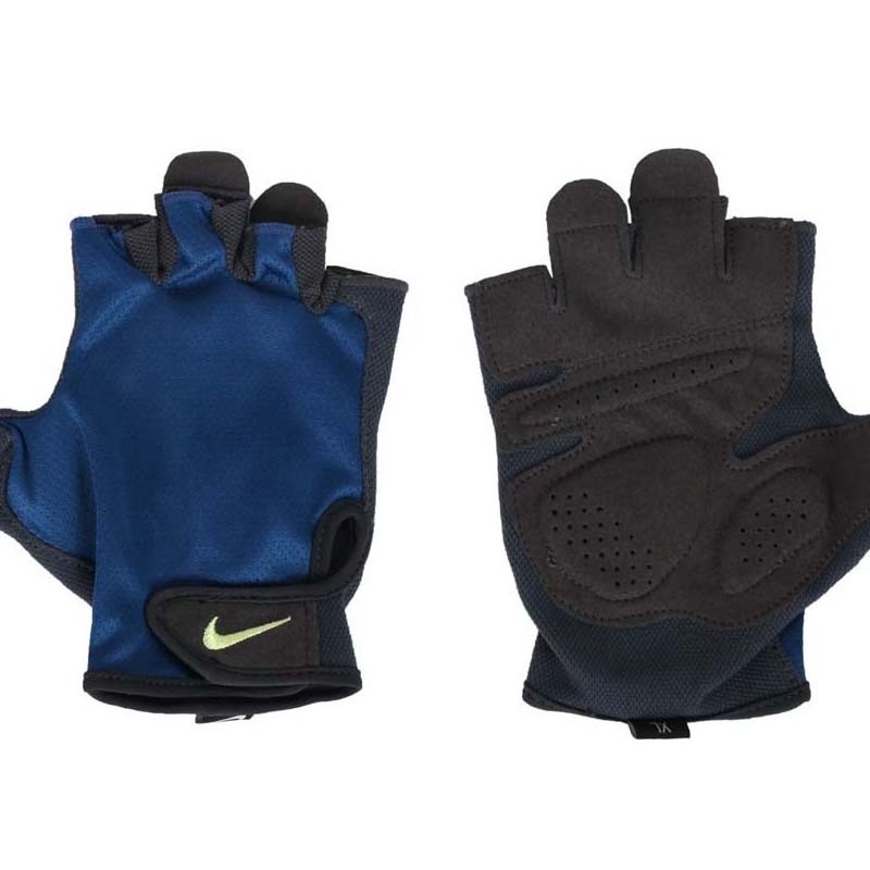 NIKE MEN’S ESSENTIAL FITNESS 基礎手套 藍黑色 N0000003412XL [台灣現貨]