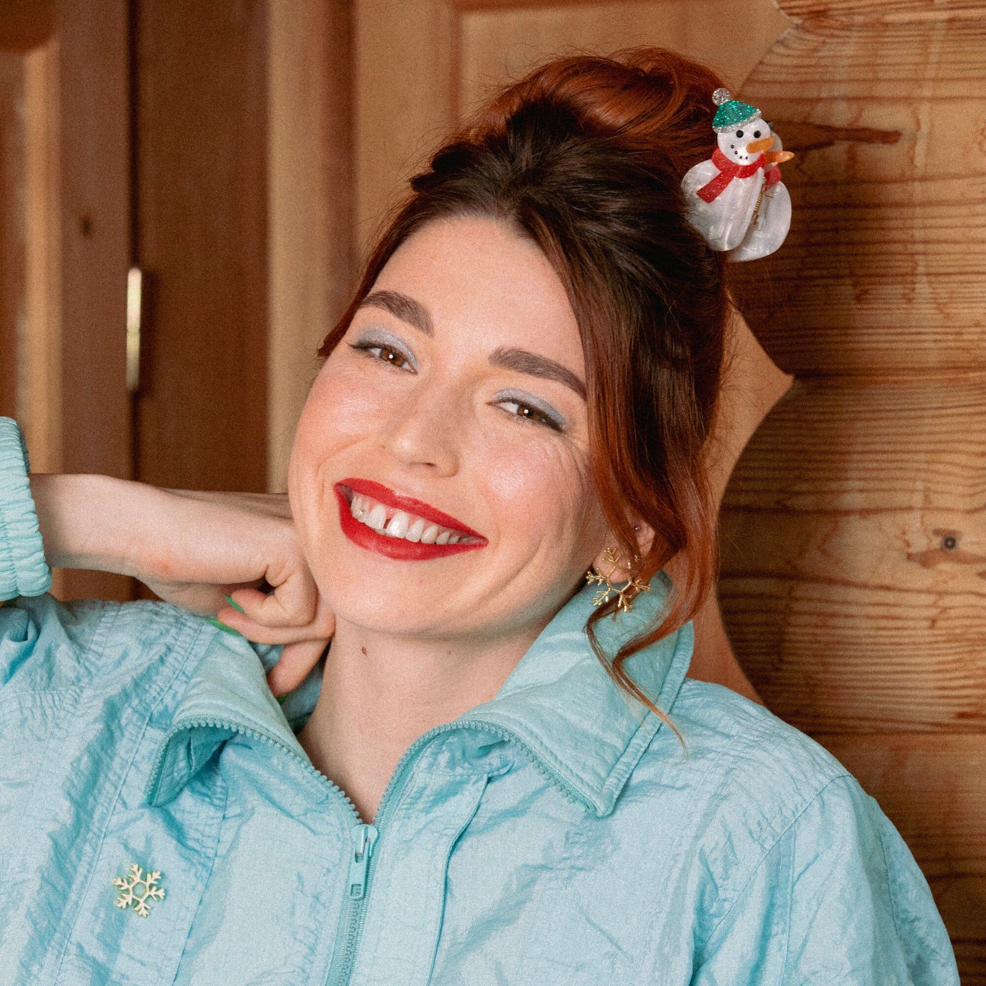 SNOWMAN HAIR CLAW｜Coucou Suzette