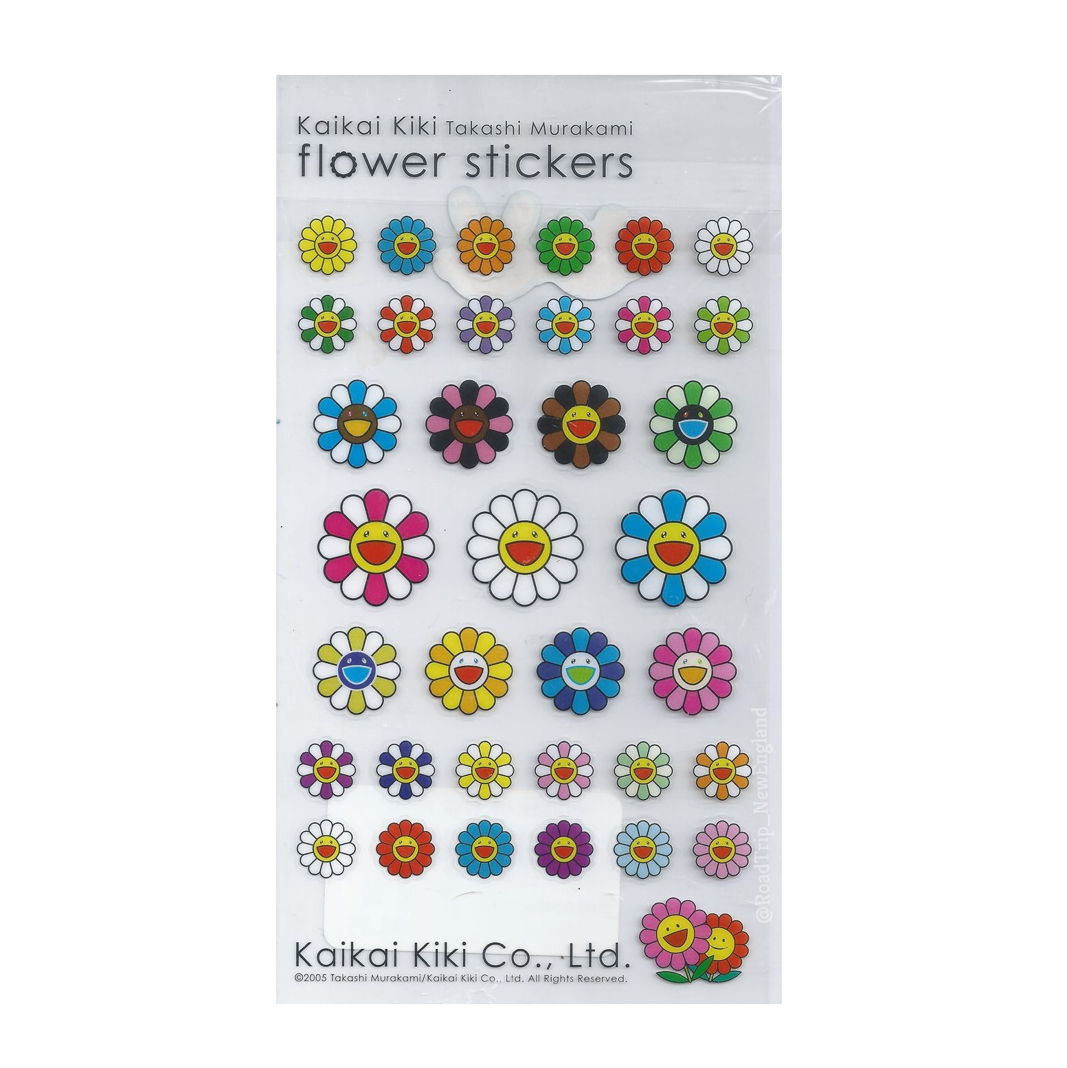 村上隆 Takashi Murakami - Flower stickers（貼紙）
