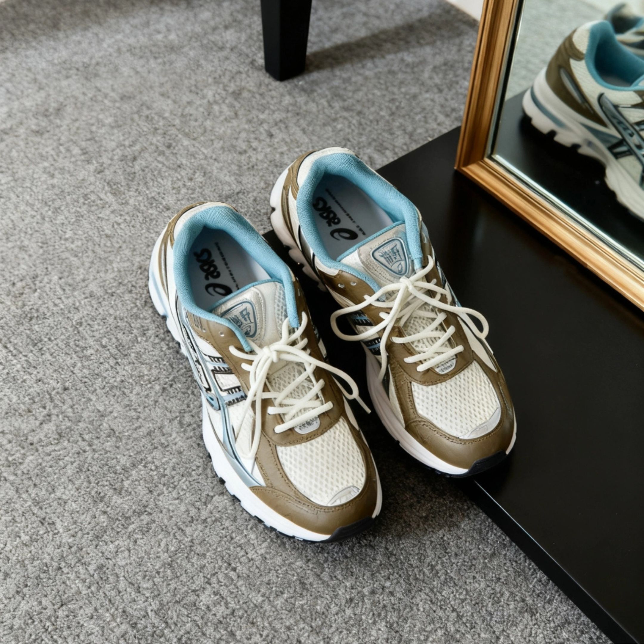 NICEDAY 代購 ASICS GEL-KAYANO 12.1 棕藍 藍 摩卡藍 水藍 復古 慢跑 1203A827-101