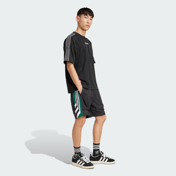 Adidas 愛迪達 90s Ftbl Shrt JX3077 男 短褲 運動短褲 休閒短褲 黑 綠 亞版