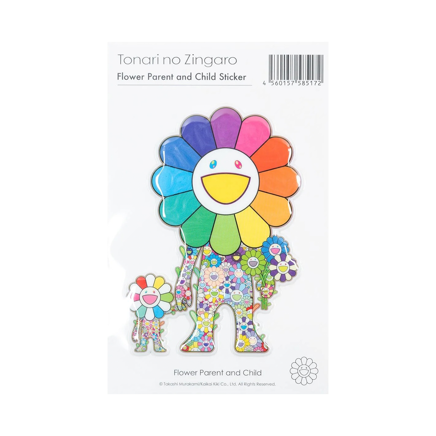 村上隆 Takashi Murakami - Flower Parent and Child Sticker（貼紙）