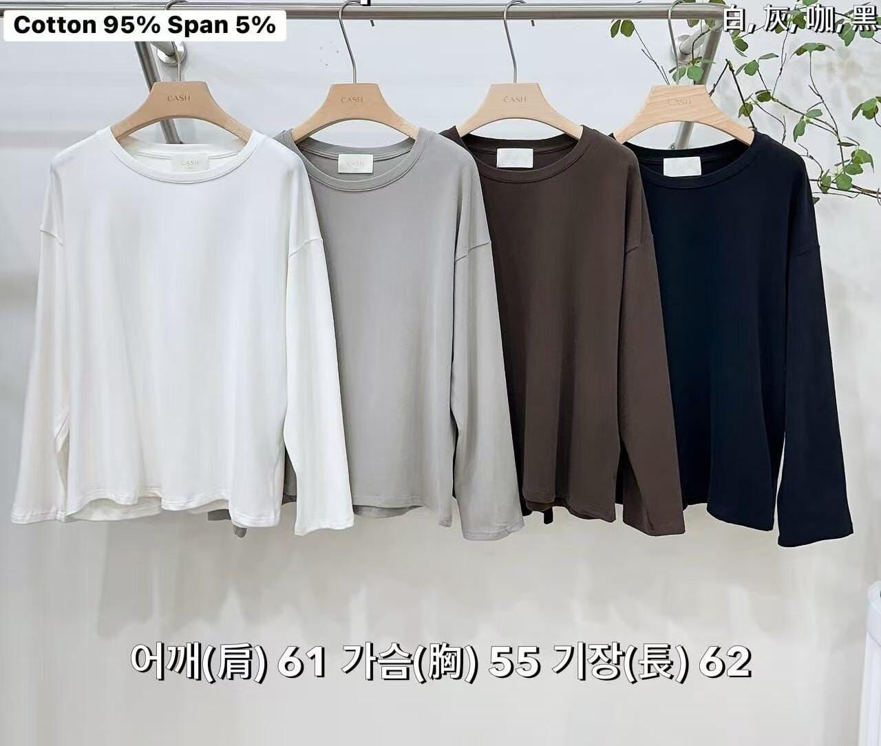 CA5211 95%棉質長袖上衣