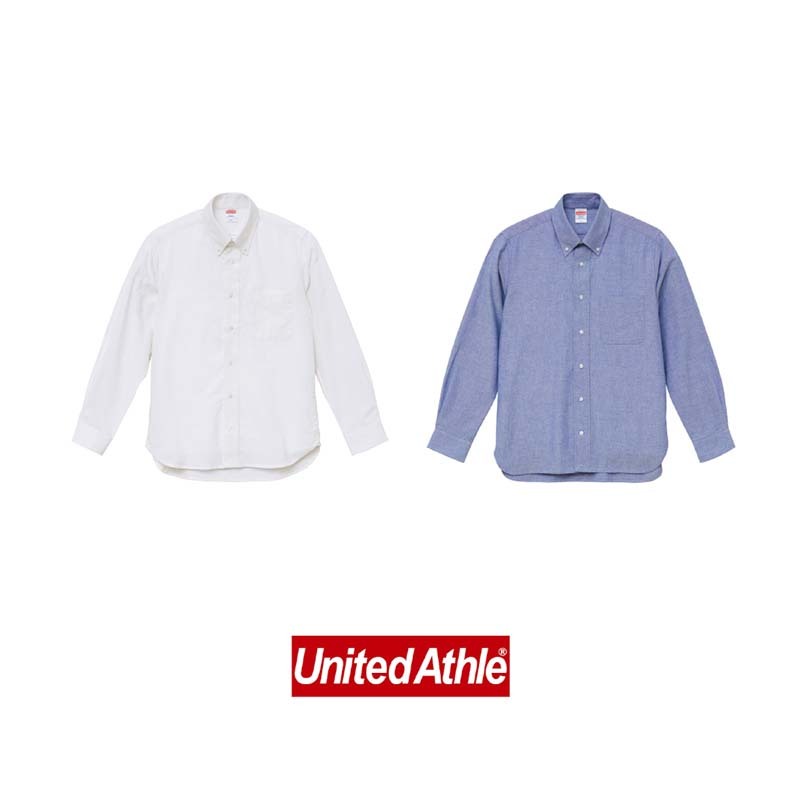United Athle UA 牛津扣領長袖襯衫 藍色 白色 3126901-441 440 [台灣現貨]