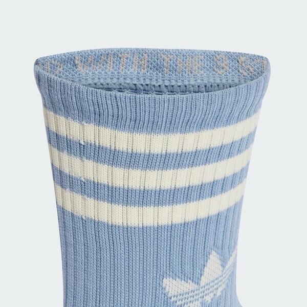 Adidas 愛迪達 3s Crew S 3p JV7406 中筒襪 3雙入 藍 米