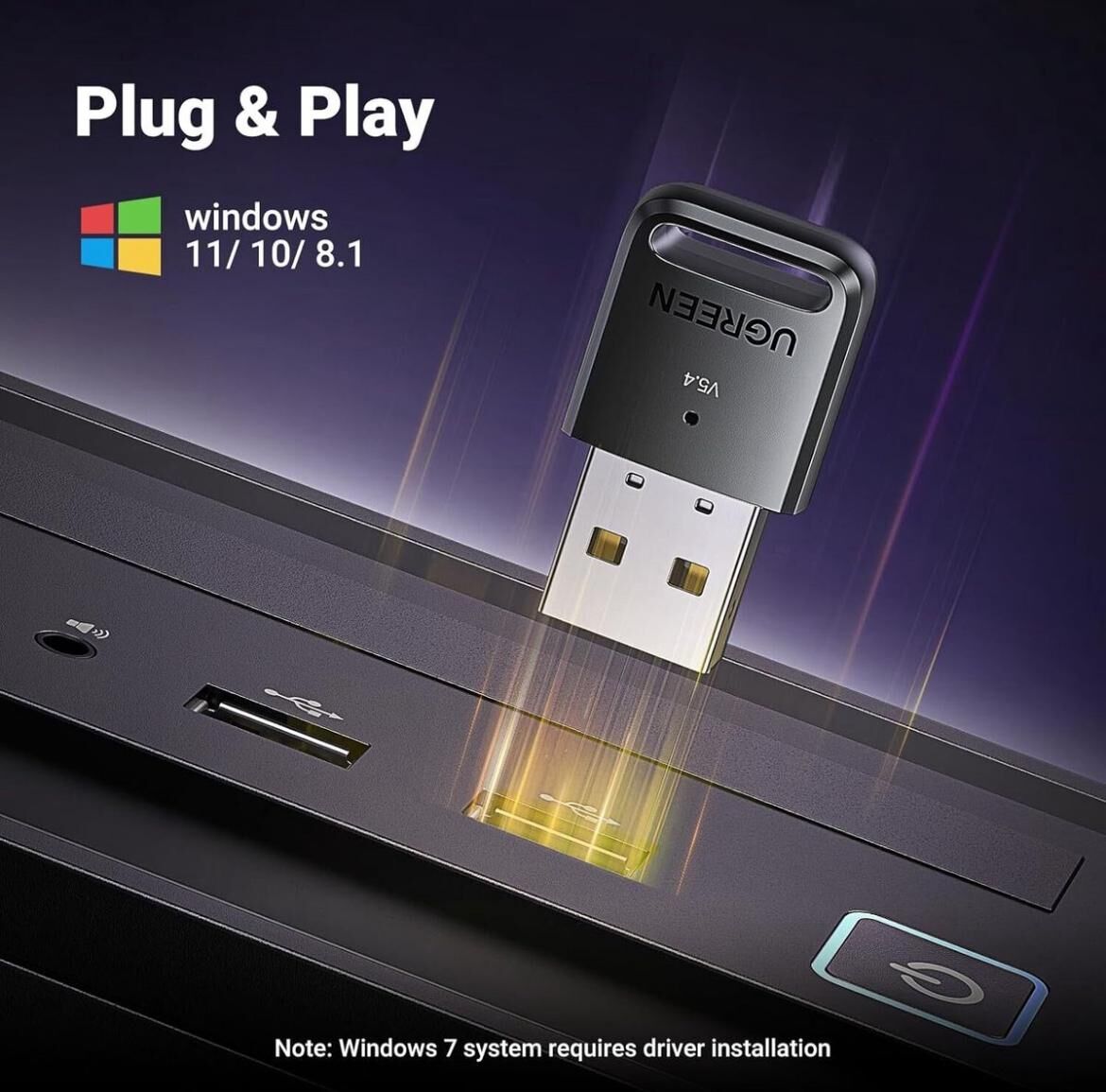 Ugreen USB-A 藍牙 5.4 接收器_CM748-35058