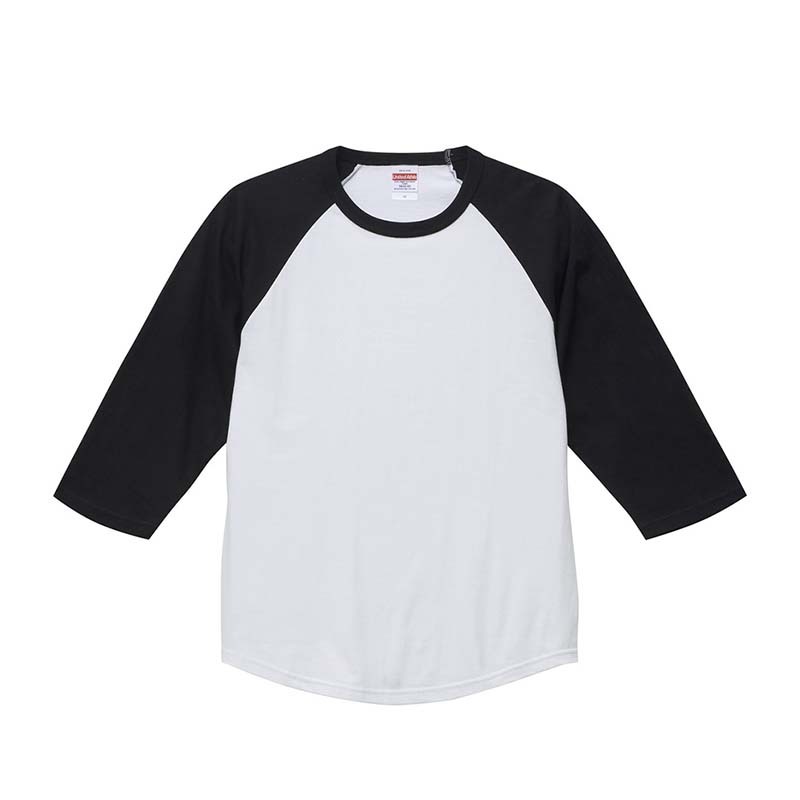 United Athle UA 5.6oz 拉克蘭七分袖T恤 白黑 3504501-1002 [台灣現貨]