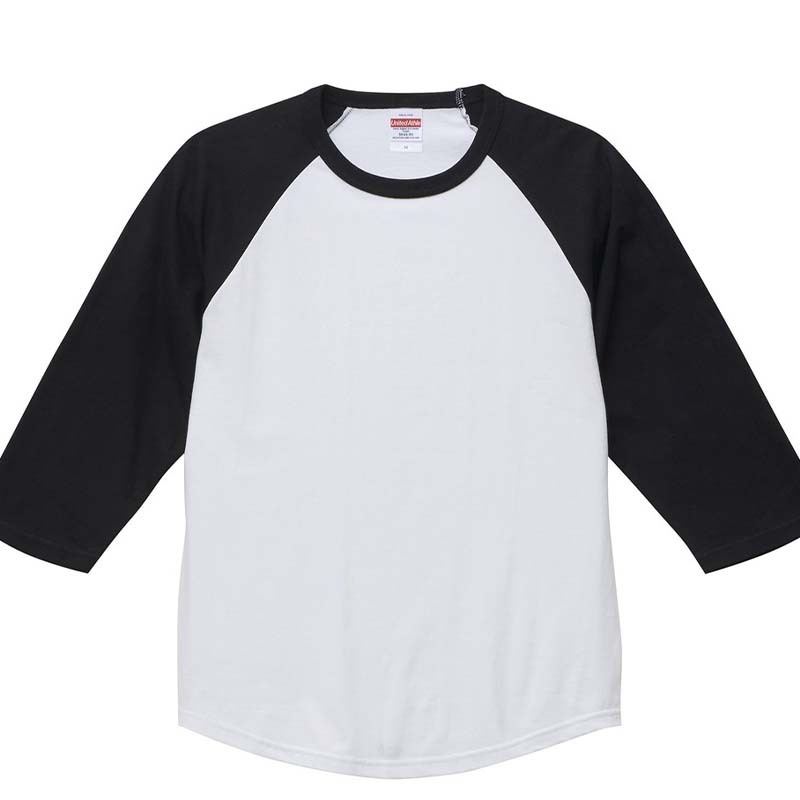 United Athle UA 5.6oz 拉克蘭七分袖T恤 白黑 3504501-1002 [台灣現貨]