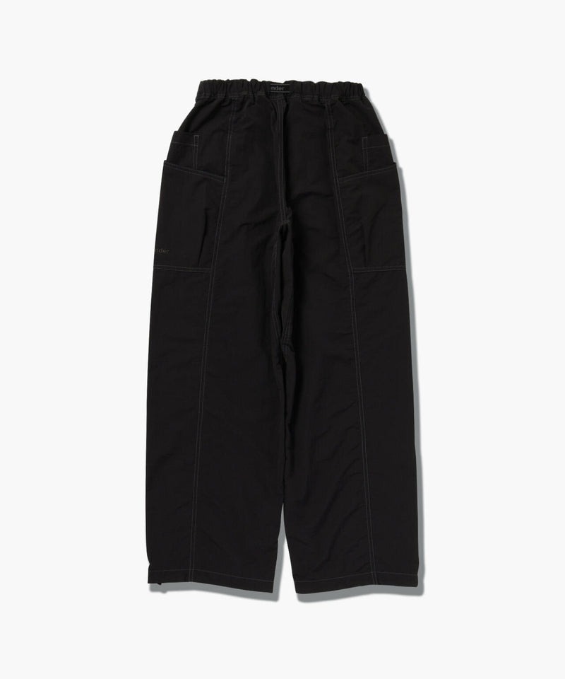 and wander｜crinkled nylon pants