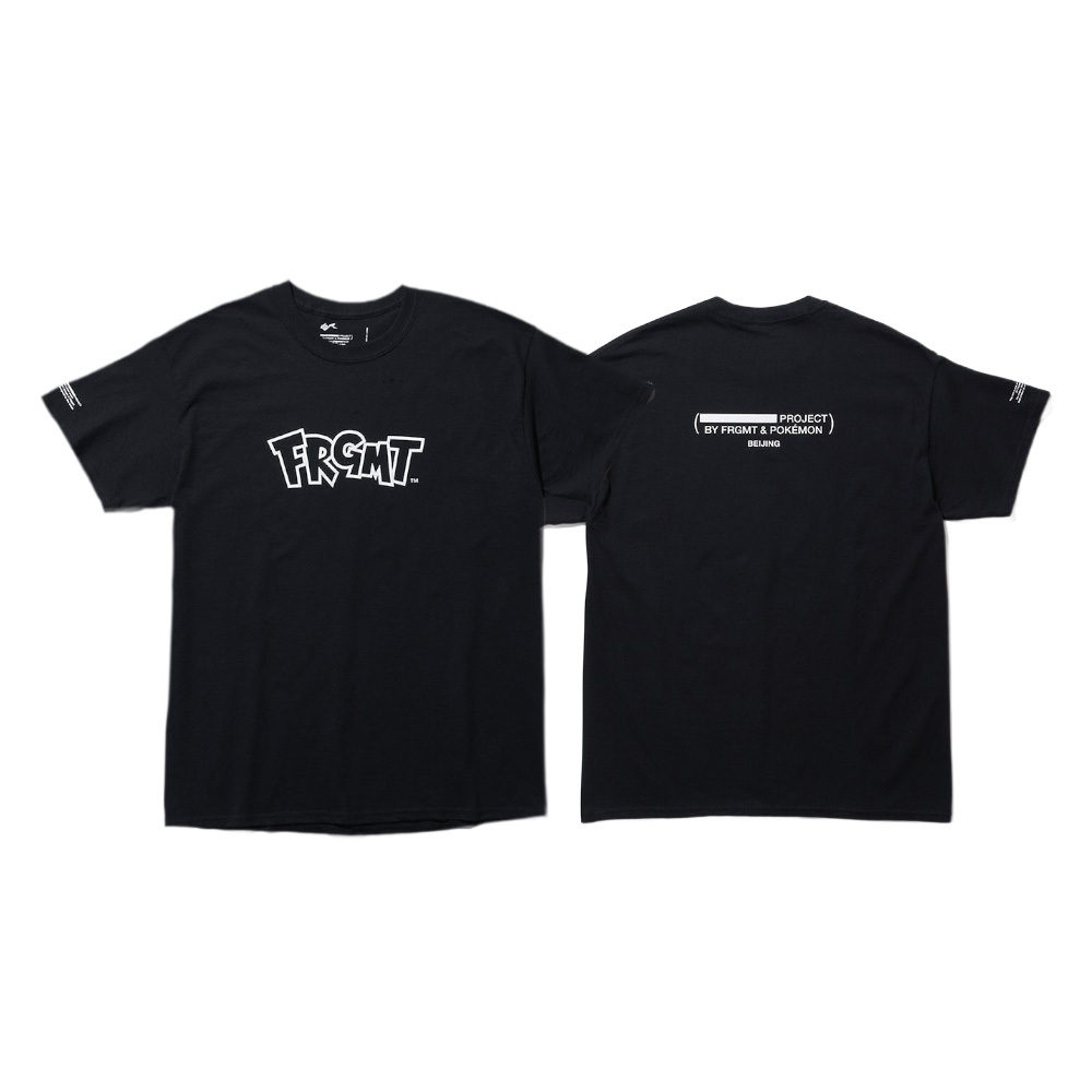 Fragment x Pokemon Thunderbolt Project 胸口字樣 PCM-30340-BK