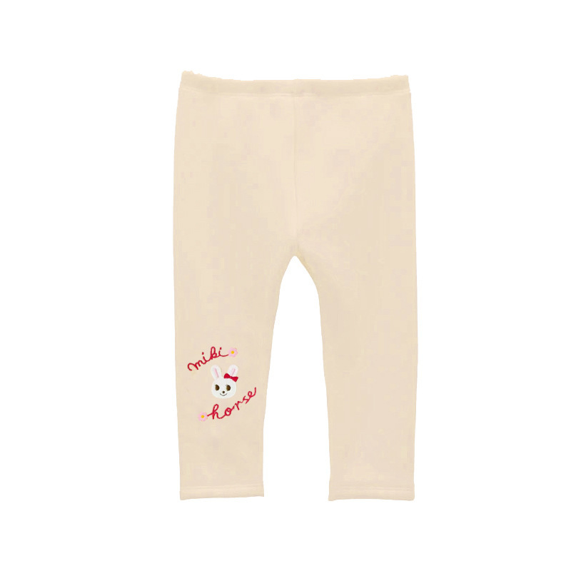 𝐌𝐢𝐤𝐢 𝐇𝐨𝐮𝐬𝐞 小兔刺繡加絨打底長褲