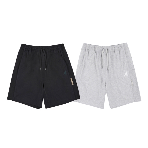 KANGOL 短褲 黑 灰 休閒 經典 棉短褲 中性 男女 6425150212 6425150220