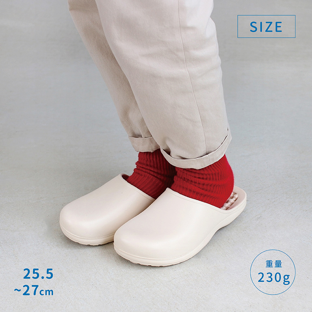 《Freddy Leck》輕量EVA防滑厚底室外拖鞋(附收納袋)