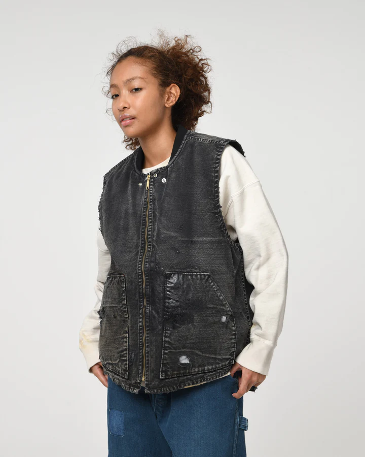 BOW WOW - DUCK VEST AGED / AGED BLACK