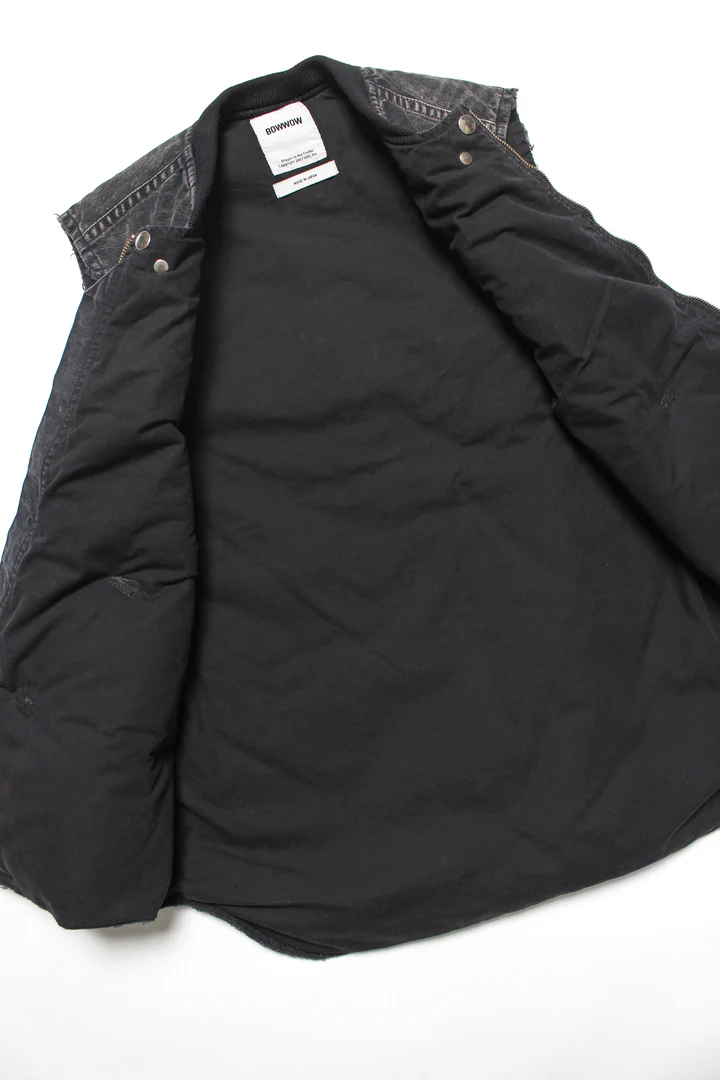 BOW WOW - DUCK VEST AGED / AGED BLACK