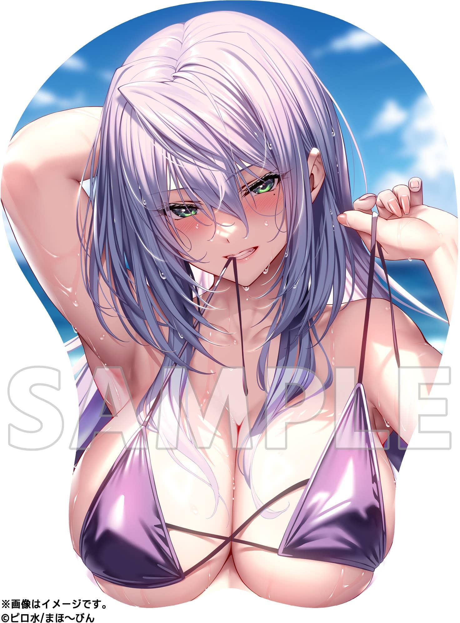 「ACG.GO」「預購」Soft Garage はにかみ、彼女は恋をする 等身大 Oppai Mousepad 天笠綴