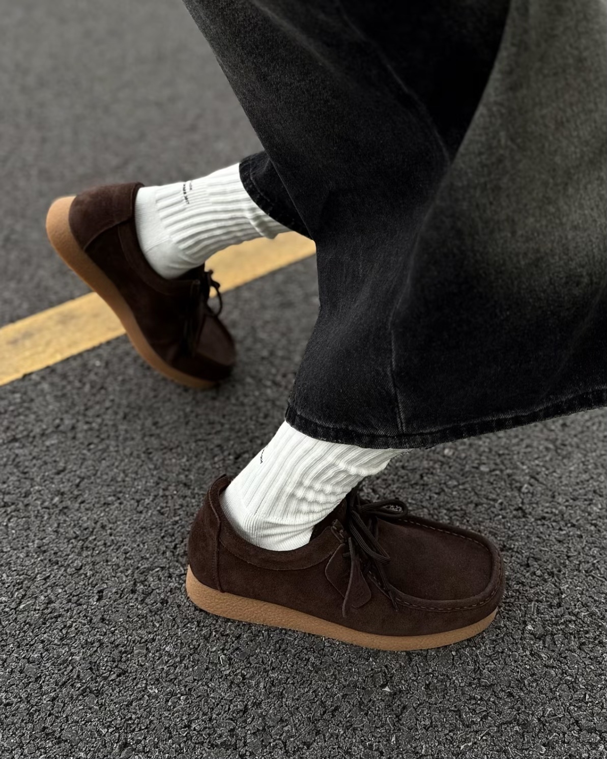 <日系男孩必備 🇯🇵> izzue 復古 厚底 經典 百搭 袋鼠鞋 兩色