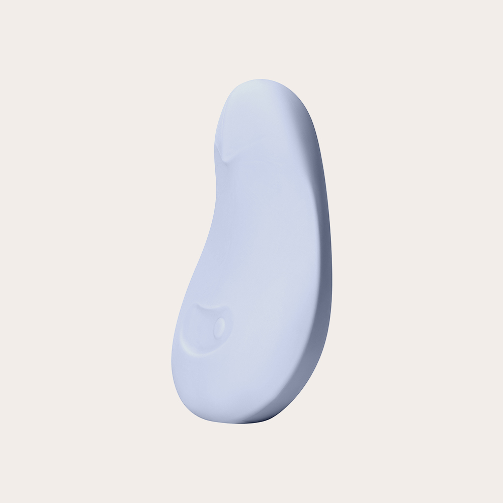 美國 Dame Pom 可彎曲陰蒂震動器 冰心藍色