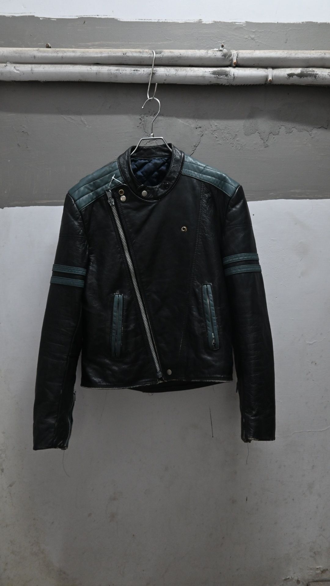 80’s EURO Cafe Racer Leather Jacket