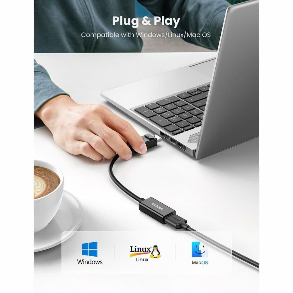 Ugreen DP 轉 HDMI 母頭轉換線_MM137-40363