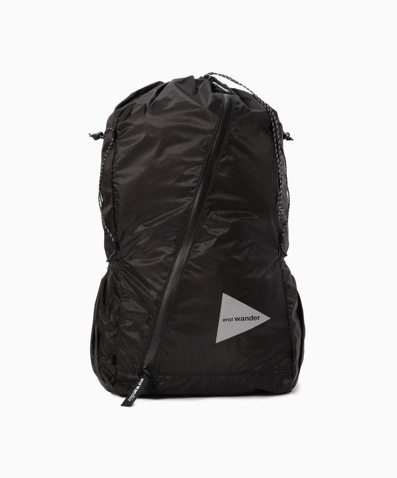 and wander｜sil daypack "Black"