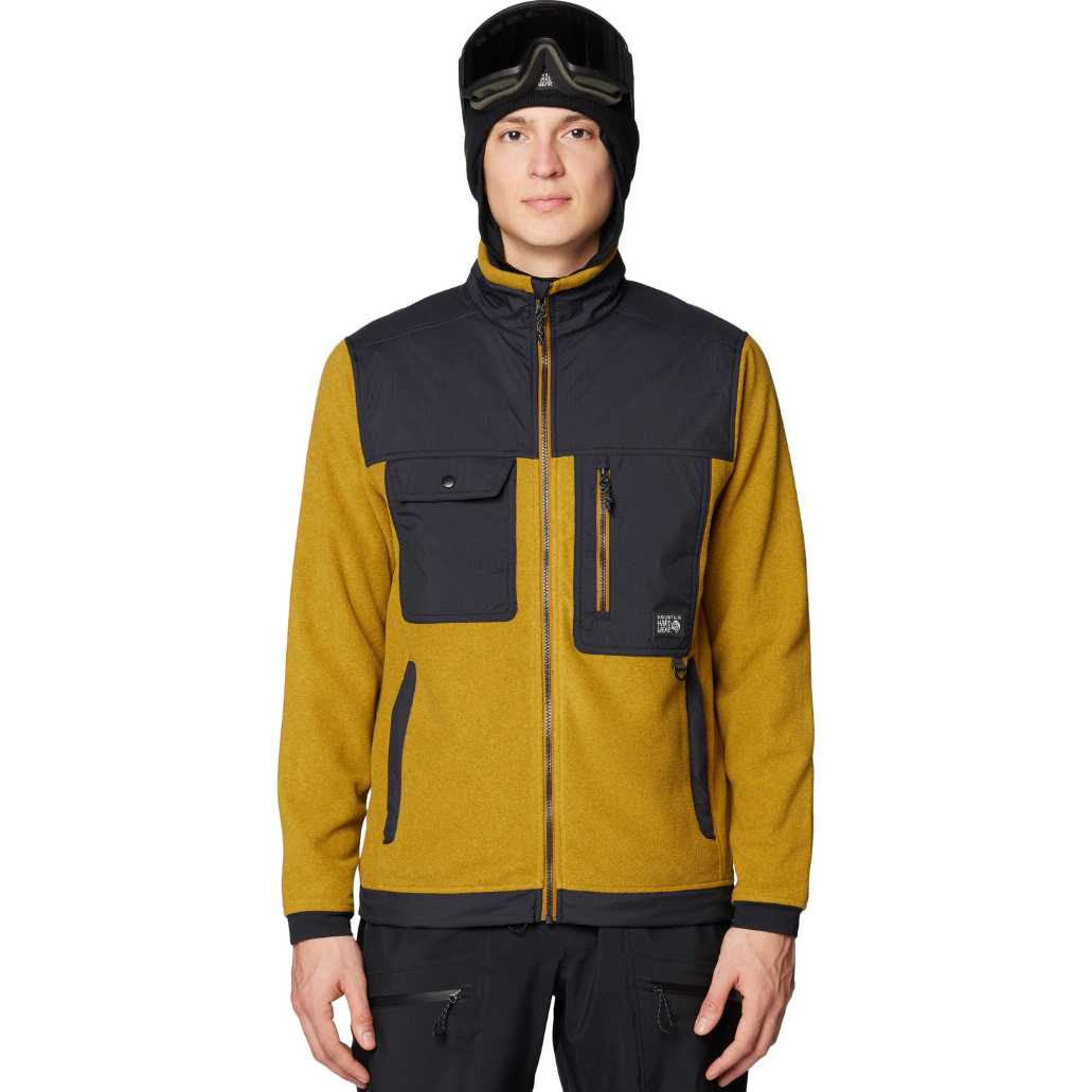 Mountain Hardwear / Fleece / 男款 First Tracks™ Fleece Full Zip Jacket / 橄欖金/黑 (MHW2077631255)